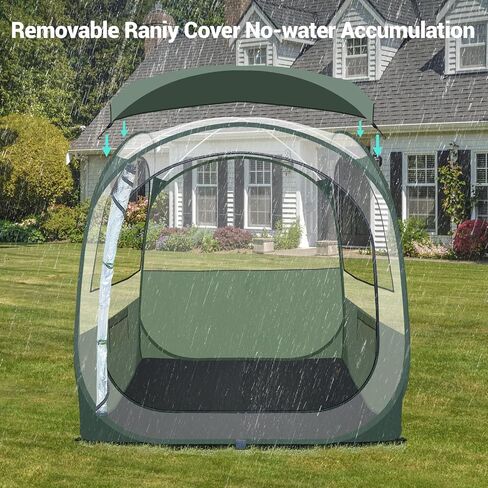 Transparent Popup Tent - Weatherproof Outdoor Clear Dome with Removable Windows | Perfect for Garden Parties, Stargazing, and Cozy Outdoor Lounging in Saudi Arabia