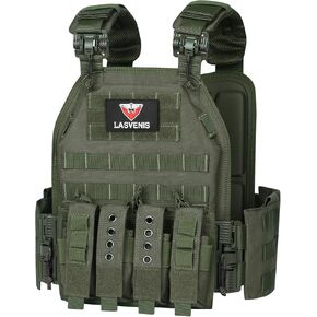 Quick Release Tactical Vest for Men, Adjustable Breathable Weighted Tactical Vest for Training