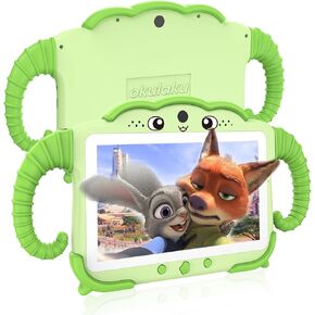 Kids Tablet 7 inch Tablet for Kids 32GB Toddler Tablet with Case Software Installed Kids Learning Tablet with WiFi for Boys Girls Android Tablet with Dual Camera Parental Control YouTube Netflix
