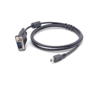 Mini USB to RS232 Serial Adapter RS232 DB9 Male Converter Cable 1M