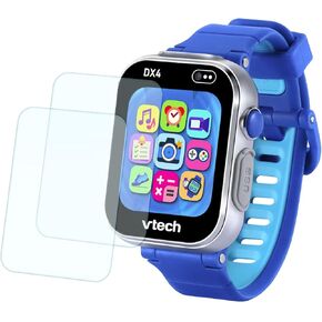 xcivi 2 Pack Screen Protector Only for VTech KidiZoom Smartwatch DX4, Tempered Glass Screen Protector for Smartwatch DX4