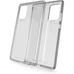 Gear4 ZAGG Crystal Palace Phone Case Compatible with Samsung Galaxy Note 20 Case, Advanced Impact Protection with Integrated D3O Technology, Anti-Yellowing, Phone Cover – Transparent
