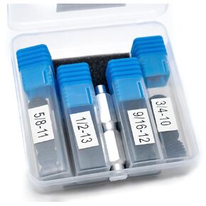 مجموعة براغي النقل (25 قطعة M3 × .5، M4 × .7، M5 × .8، M6 × 1 مجموعة)