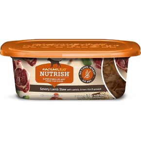 Rachael Ray Nutrish Premium Natural Wet Dog Food, Savory Lamb Stew Recipe, 8 Ounce Tub
