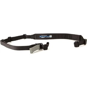 Padded Vickers 221 Sling - RED Swivel - Black