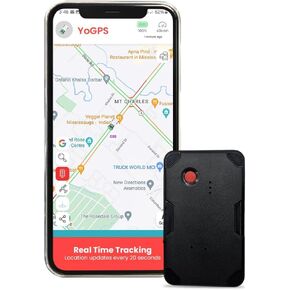 Mini Personal GPS Tracker for Vehicles, Loved Ones, Equipment, Small Size GPS Tracker with SOS Button, Real-Time Tracker Device, Long Battery Life (Rechargeable), No Installation, SIM Included