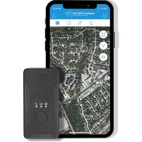 US GPS TRACKER - Magnetic Tiny GPS Tracker for Vehicles, Equipment, Trailers and More [4G LTE] - $5 a Month