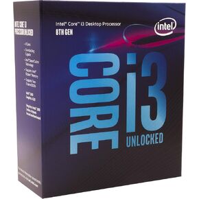 Intel Core i3-8100 Desktop Processor 4 Cores up to 3.6 GHz Turbo Unlocked LGA1151 300 Series 95W