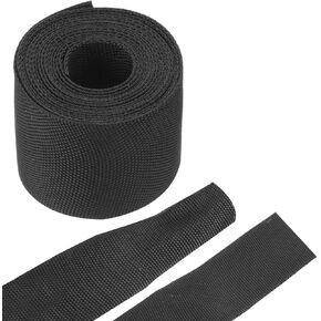 MECCANIXITY Braided Cable Sleeves Heat Shrinkable Fabric Sleeving, 1 1/4" 3ft Black 2:1 Ratio Heat Shrinkable Cord Protector for Harness Cable, Network Cable Protection, Cable Management
