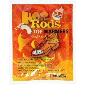 OccuNomix 1106-40D Heat Pax Toe Warmers, Air Activated, Instant Warmth, Odorless, Adhesive Backing, 25% Warmer in The First 2 Hours Than Leading Brands, UL Tested, Display of 40 (1 Pair Per Pack)