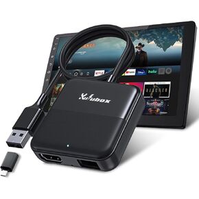 Car TV Mate Fire TV Stick Converter for Car,Plug and Play,Stable Fast, No Latency - Compatible with SetTop Box,Wired CarPlay/Android Auto for Fire TV Stick Gaming Laptop Switch Screen Throwers