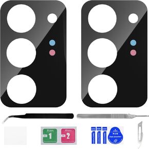 Rear Camera Lens Replacement for Samsung Galaxy Note 20 Ultra 5G - Adhesive Back Camera Glass Lens with Full Fix Tool Repair Kit Tweezers Dust Cloth for Note 20 Ultra 5G SM-N986U N986U1