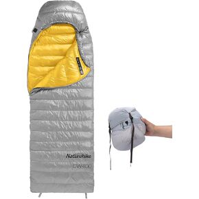 Naturehike Ultralight Down Cold Weather Sleeping Bag, 650FP Compact Sleeping Bag 3-4 Season for Adults & Kids, Backpacking, Camping, Hiking, Traveling with Compression Sack
