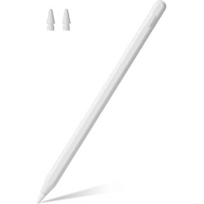 Stylus Pen for iPad Apple Pencil with USB-C & Magnetic Wireless Charging for iPad Pro 12.9/11/13 inch M4, iPad Air M2/5/4/3 Gen, iPad Mini 7/6/5, iPad 10/9/8/7/6th Gen, Tilt Sensitivity Palm Rejection