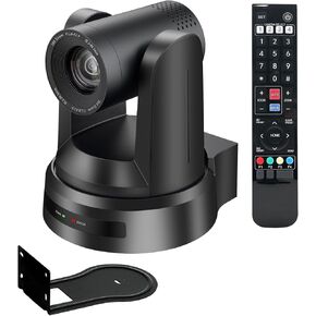 كاميرا USB PTZ زووم بصري 20X، كاميرا مؤتمرات فيديو 1080P للعبادة الكنيسة، البث المباشر تعمل مع Zoom Skype OBS WebEx Facebook والمزيد