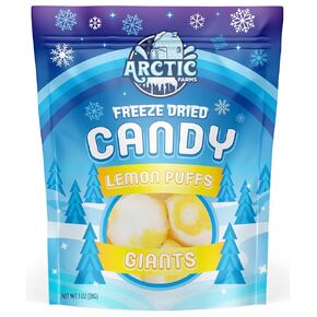 Arctic Farms Freeze Dried Candy Sour Lemon Puff Giants (1oz)