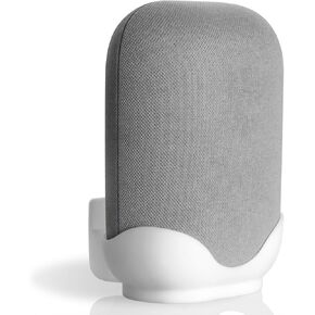 honecumi [1 Pack] Wall Mount for Google Nest Audio | Google Nest Speaker Mount Desktop Stand | Wall Mount Stand Holder for Google Nest Voice Assistant- Elegant White