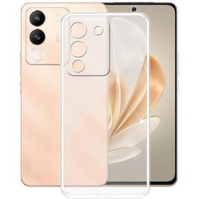 Phone Case for Vivo V30 Lite (6.67"), Transparente Silicone Protective Case, Ultra Thin Flexible TPU Bumper Shockproof Shell, for Vivo V30 Lite Case - YQ12