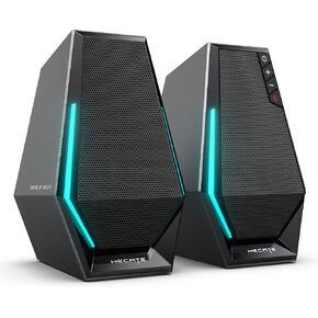 Edifier G1500 Computer Speakers, Hecate Gaming Speakers with RGB, Bluetooth 5.3, USB Input, 3.5mm AUX Input Supported, Black