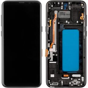 Digital Display Replacement Compatible with Samsung Galaxy S8 Plus S8+ SM-G955 (Black with Frame) LCD Display Touch Screen Digitizer Assembly with Repair Tool