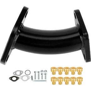 212cc Inlet Pipe Intaket Manifold Compatible with Predator 212 224cc 196cc Coleman CT200U BT200X Baja Warrior Massimo MB165 MB200 Mini Bike Go Kart GX160 GX200 6.5hp KT196 Performance Parts