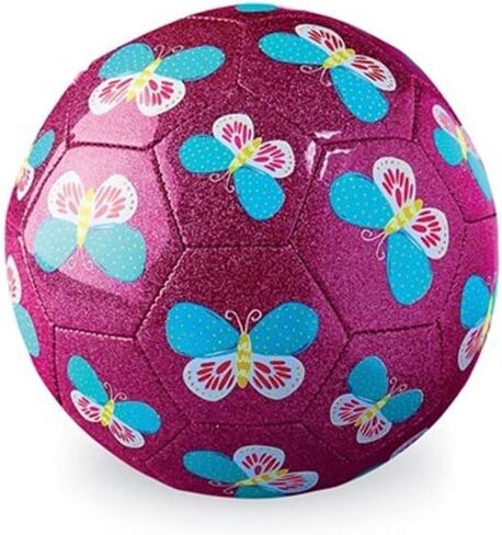 Crocodile Creek Kids Soccer Ball, Size 2 for Children 4 Years and up, Ships Inflated, for Indoor/Outdoor Active Play and Beginner Sports, 5.5 inches, Glitter Unicorn Galaxy in Kuwait