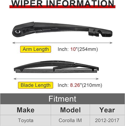 Windshield Wiper Blades For Hyundai Santa Fe 2006-2012 CM Wiper Rear Wiper Blade & Arm Set Kit Windshield Windscreen Tailgate Window in Kuwait