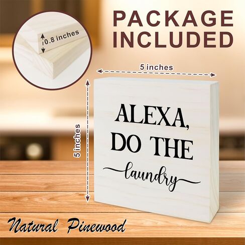 5'x 5" Wooden Block Sign - Everything Is Figureoutable - Minimalist Office Decor Wood Plaque, Wood Block Plaque Box, Home & Living Room Shelf Table Decor - B10 in Saudi Arabia