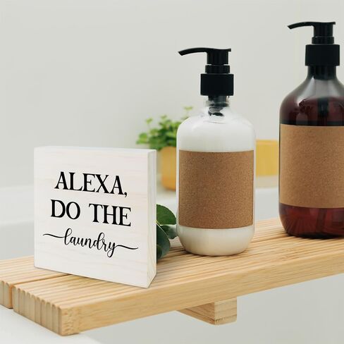 5'x 5" Wooden Block Sign - Everything Is Figureoutable - Minimalist Office Decor Wood Plaque, Wood Block Plaque Box, Home & Living Room Shelf Table Decor - B10 in Saudi Arabia