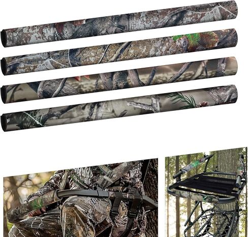 منصات السكك الحديدية حامل الشجرة: منصات السكك الحديدية المموهة الخشبية المقاومة للماء - أغطية السكك الحديدية لحامل الشجرة لسلم Treestand وتسلق حامل ثلاثي القوائم للغزلان in Kuwait