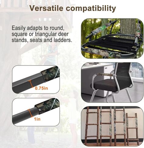 منصات السكك الحديدية حامل الشجرة: منصات السكك الحديدية المموهة الخشبية المقاومة للماء - أغطية السكك الحديدية لحامل الشجرة لسلم Treestand وتسلق حامل ثلاثي القوائم للغزلان in Kuwait