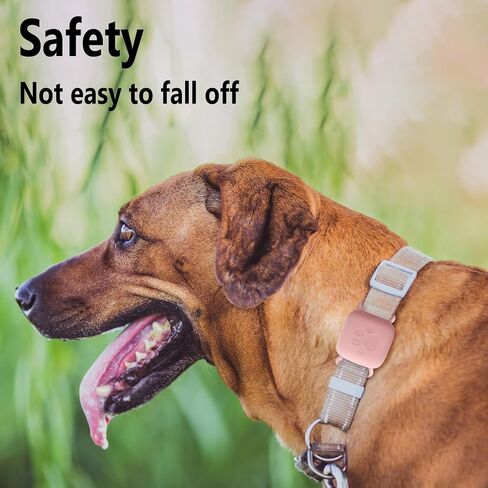 Geiomoo Silicone Case for Tile Mate (2024), Tile Mate (2022), Tile Mate (2020) Tracker, Holder Protect Finder Tag Protective Cover for Dog Cat Pet Collar (Pink) in Saudi Arabia