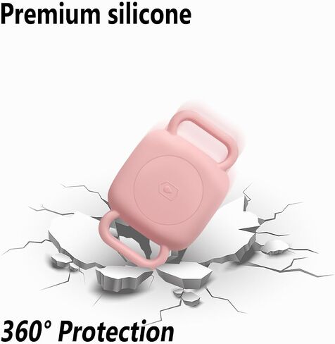 Geiomoo Silicone Case for Tile Mate (2024), Tile Mate (2022), Tile Mate (2020) Tracker, Holder Protect Finder Tag Protective Cover for Dog Cat Pet Collar (Pink) in Saudi Arabia