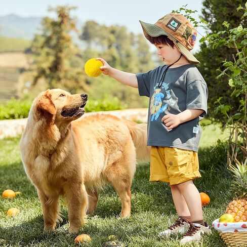 通用 Tough Dog Ball,Large Dog Balls for Aggressive chewers,Indestructible Tennis Ball for Medium Dog,Floating on Water Interactive Dog Toys Ball,Herding Ball for Dog(3.55in) 2pcs in Saudi Arabia