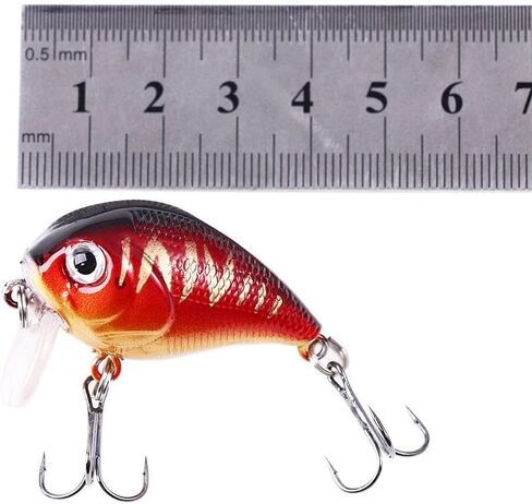 Jerkbait العائمة الطعم الثابت 8PCS البلاستيك Crankbait محاكاة الصيد السحر الصيد الطعم مع هوك العائمة الطعم الثابت المتذبذب إغراء صيد السمك in Saudi Arabia