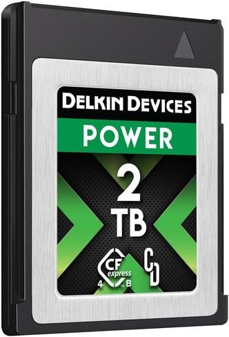 Delkin 512GB CFexpress Type B 4.0 Memory Card for Digital Cameras | Ideal for Express Transfer of Images and Videos for Storage | 512GB Memory Card Storage in Saudi Arabia