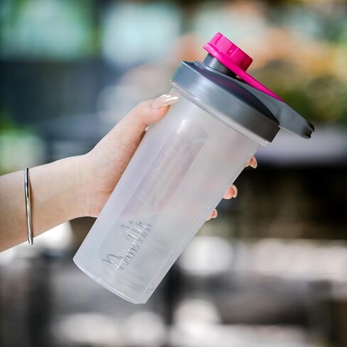 Mr. Pen- Shaker Bottles for Protein Mixes with Twist Cap, 28 oz, Pink Protein Shaker Bottle with Wire Whisk Ball, Mixer Bottle, Protein Shake Bottles, Protein Bottle, Protein Shake Bottle in Saudi Arabia