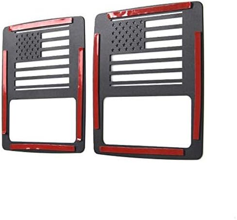 for Jeep JK Tail Light Covers Taillight Cover Trim Rear Light Guard Protector "Dog Paw" for Jeep Wrangler JK JKU & Unlimited (1 Pair) in Saudi Arabia