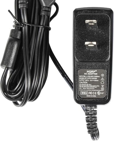 HQRP Battery Charger AC Adapter Compatible with Petsafe Wireless Training Collar PDT00-15102 RFA-545 RFA-546 RFA-535 RFA-543 RFA-534 [UL Listed] + Euro Plug Adapter in Saudi Arabia