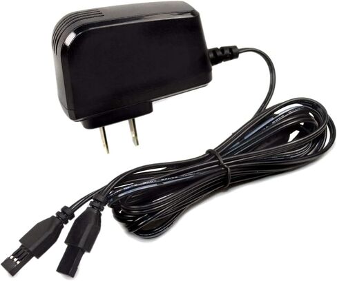 HQRP Battery Charger AC Adapter Compatible with Petsafe Wireless Training Collar PDT00-15102 RFA-545 RFA-546 RFA-535 RFA-543 RFA-534 [UL Listed] + Euro Plug Adapter in Saudi Arabia
