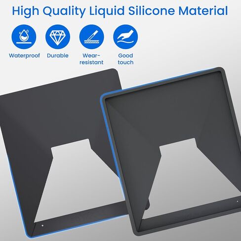 for Starlink Mini Silicone Protective Case,Starlink Protective Sleeve Anti-Bump and Anti-Drop Protector Cover,with Black Adhesive Stickers for Starlink Mini (Black) in Saudi Arabia