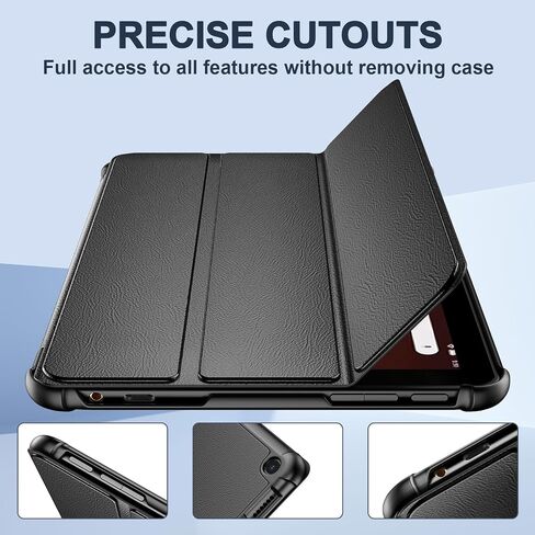 Fire HD 10 Tablet Case(Only Compatible with 13th Generation 2023 Release),Amazon Kindle 10 Tablet Case, Ubearkk Lightweight Shell Quality PU Leather Trifold Stand Cover Auto Wake/Sleep-Rose Gold in Kuwait