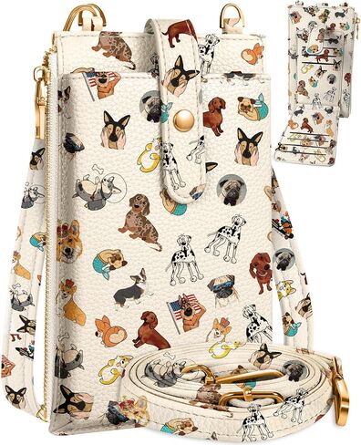 Cell Phone Purse Crossbody for Women - Cute Leather Cellphone Purse Bag with Card Slots & Strap for Girls in Kuwait