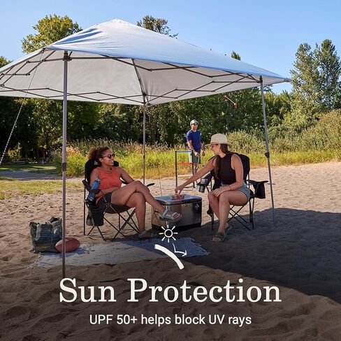 Coleman Oasis Lite Pop-Up Canopy Tent with Wall Attachment, 7x7/10x10ft Lightweight & Portable Shelter with Easy Setup & Takedown, Great for Campsite, Backyard, Tailgates, Beach, Sports, & More in Saudi Arabia