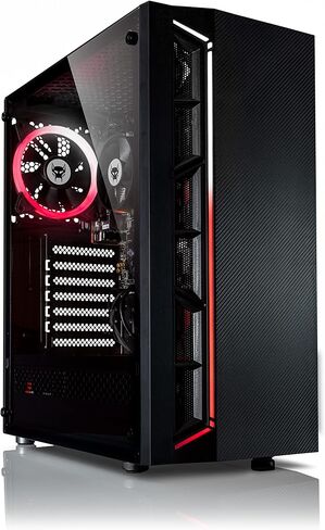 Q3 Essential Gaming، كمبيوتر ألعاب ذو 8 خيوط، AMD Ryzen 5 4X 4.20 جيجا هرتز، رسومات 4K Vega 11 Core، ذاكرة وصول عشوائي 32 جيجابايت، 1 تيرابايت SSD، HDMI، USB 3.2، WiFi، Windows 11 Pro in Kuwait