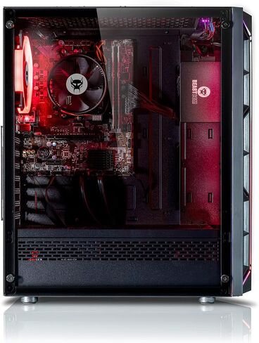 Q3 Essential Gaming، كمبيوتر ألعاب ذو 8 خيوط، AMD Ryzen 5 4X 4.20 جيجا هرتز، رسومات 4K Vega 11 Core، ذاكرة وصول عشوائي 32 جيجابايت، 1 تيرابايت SSD، HDMI، USB 3.2، WiFi، Windows 11 Pro in Kuwait