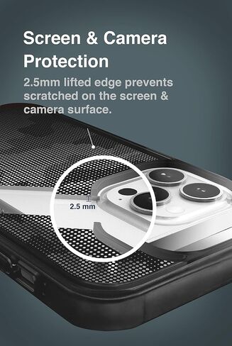 Protective iPhone 13 Pro Max Case, Vigor Series 4H Shock Absorption, Advanced Dropproof, Anti-Scratch and Fingerprint, Screen & Camera Protection, Wireless Charging Compatible, Camouflage, 6.7-inch in Saudi Arabia