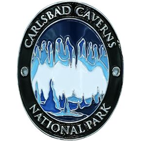 Walking Stick Medallion Hiking, Carlsbad Caverns National Park Hiking Stick Medallion, Trekking Hiking Walking Pole Stick, Traveler Collection Souvenir