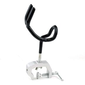 DB TAC Heavy Duty Fishing Pole Rod Holder with Universal Clamp-On Boat Deck Mount