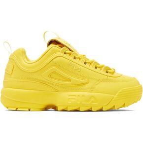 حذاء نسائي فاخر من Fila Disruptor II، مقاس 11، اللون: أبيض/أبيض/أبيض-أبيض in Kuwait